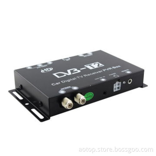 Car DVB-T2 Receiver, Supports HDMI, 180km/H Speed, HD 1,080P/USB PVR Recording/Double Active Antenna